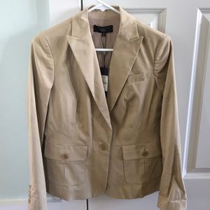 NWT Talbots Khaki blazer 8p